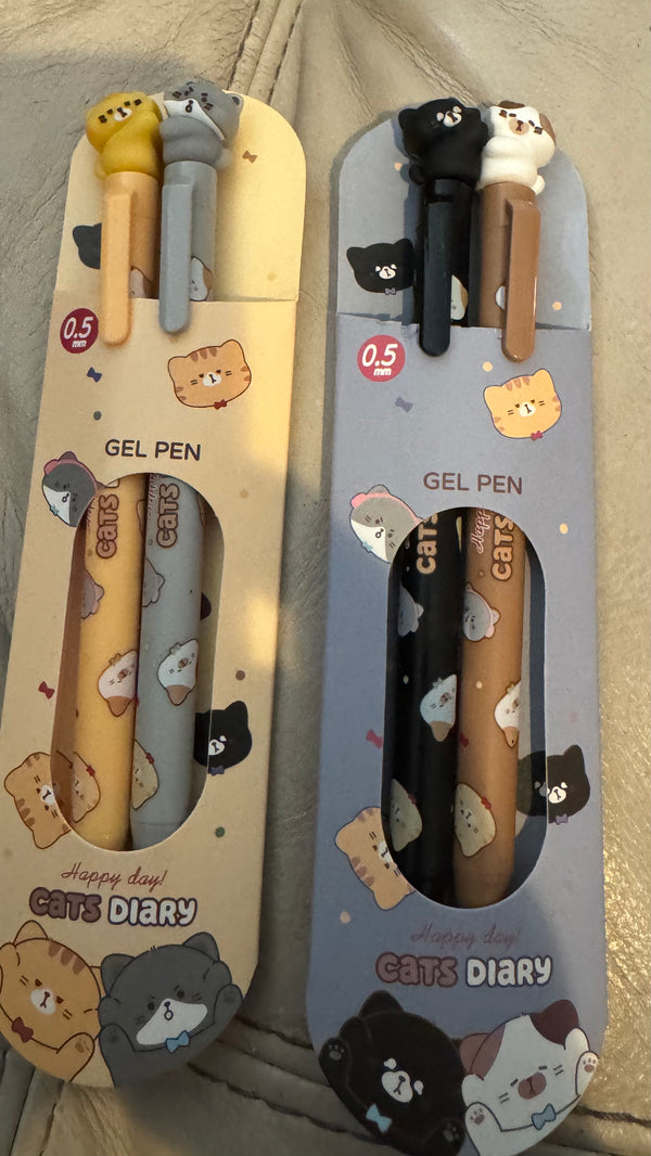Cats Diary  Gel Pens