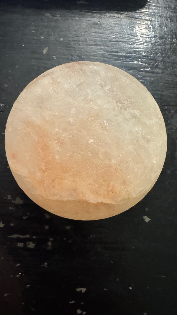 Himalayan Salt Rock Circle - Round Natural Salt Crystal for Air Purification and Spiritual Decor