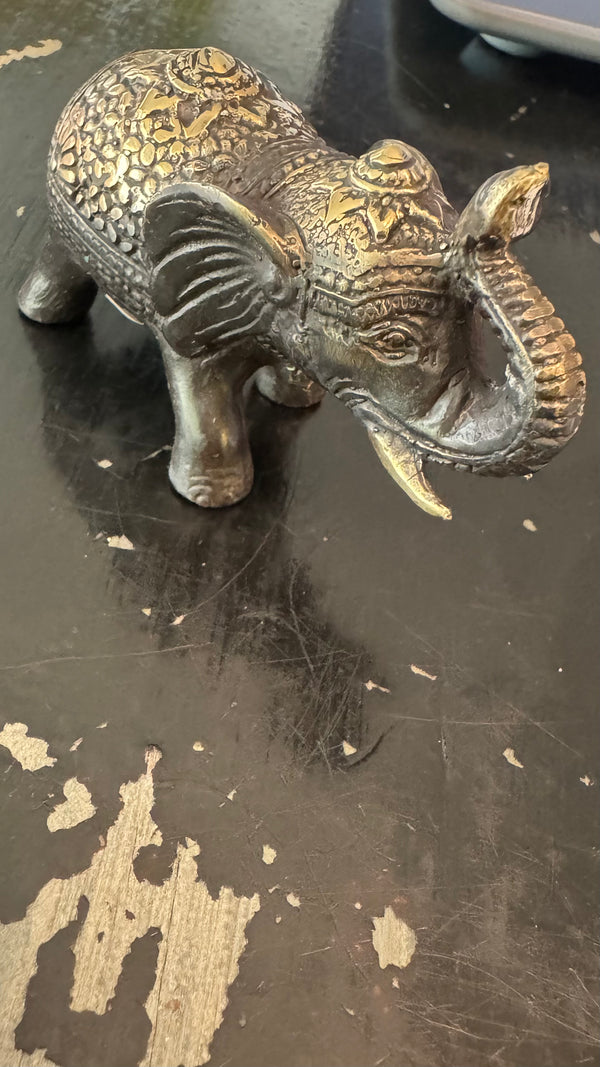 Brass Elephant Figurine