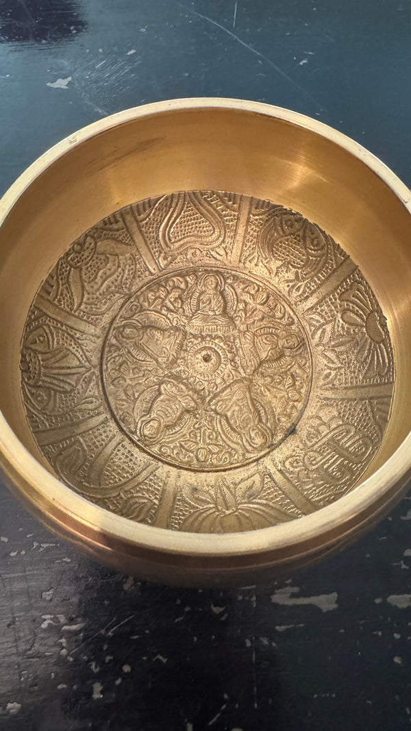 Buddha Singing Bowl - Tibetan Sound Healing Bowl for Meditation and Mindfulness