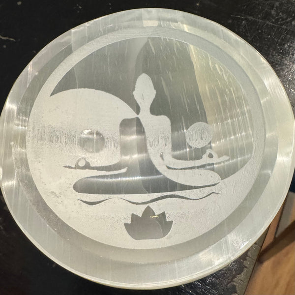Yin Yang Selenite Bowl
