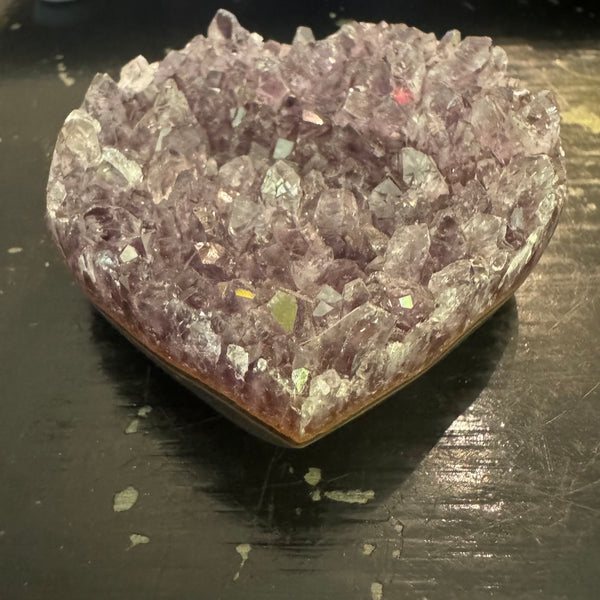 Amethyst Heart 3 x 2.5 inches