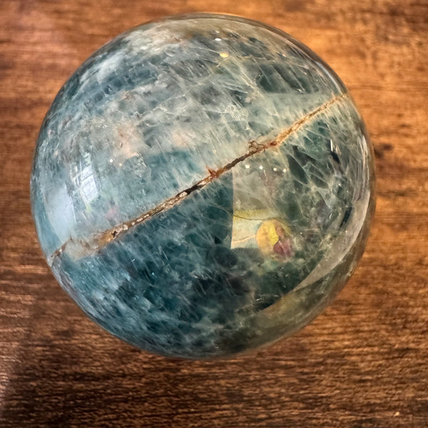 Moss Agate Sphere 11 oz