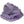 Load image into Gallery viewer, Purple Feng Shui Money Toad Figurine | Frosted Acrylic Abundance Decor

