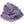 Load image into Gallery viewer, Purple Feng Shui Money Toad Figurine | Frosted Acrylic Abundance Decor
