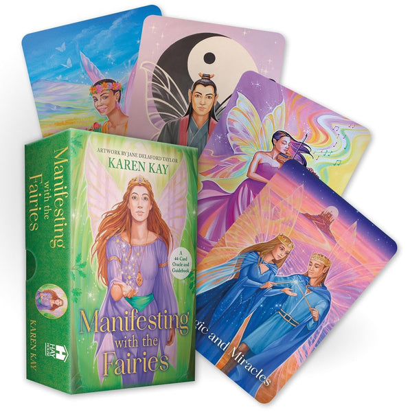 Manifesting with the Fairies Oracle Deck - 44 Cards and Guidebook by Karen Kay