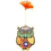 Chakra Owl Evil Eye Gemstone Chip Wall Hanging