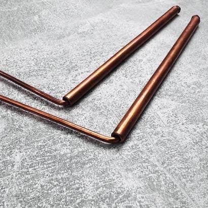 Copper Dowsing Rods w/ Handles