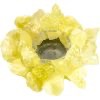 Lemon Citrine Tealight Holder – Gemstone Cluster Points Crystal Candle Holder