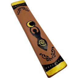 Ceramic Spiral Goddess Moon Incense Holder