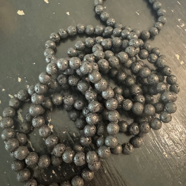 Lava Stone Bracelet 8mm