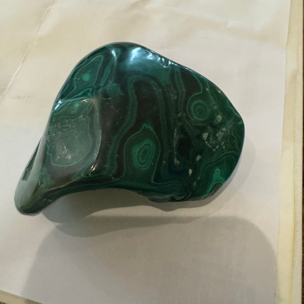 Malachite Palm Stone 12.7