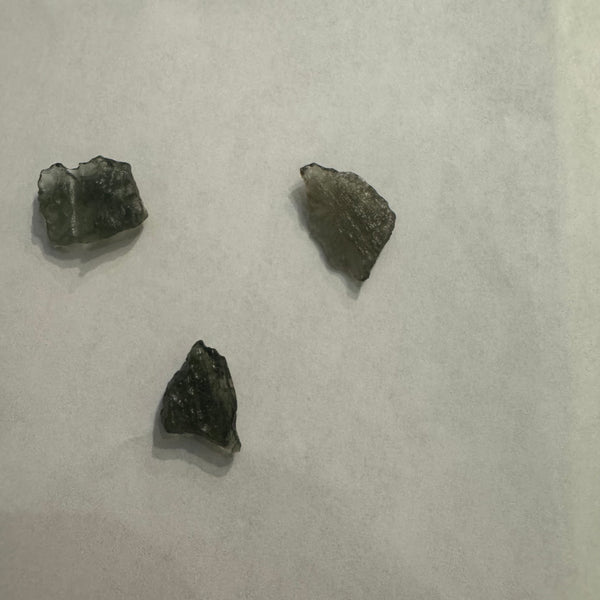 Moldavite Fragment pieces