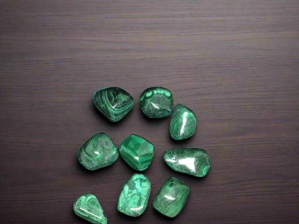 Tumbled Stones Malachite*