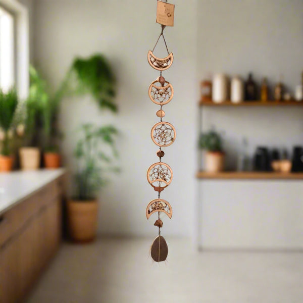 Dreamcatcher String - Natural Moon Phases w/ Asstd Stones