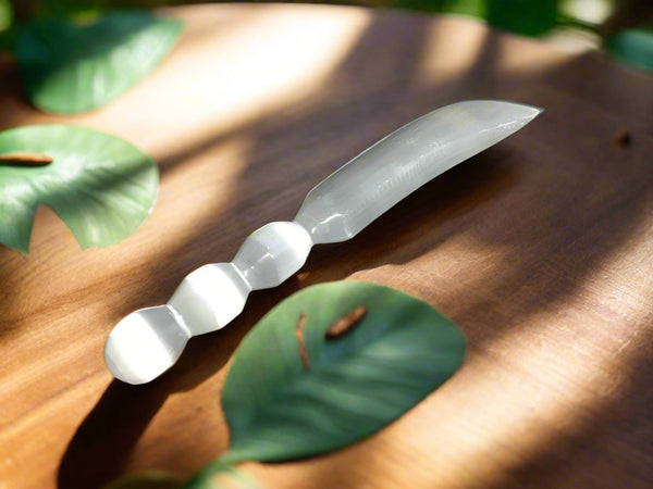 Selenite Athame - Large