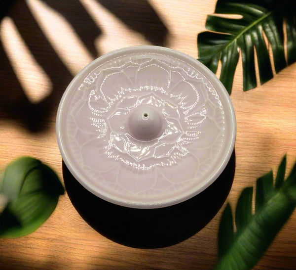 Lotus Ceramic Incense Holder