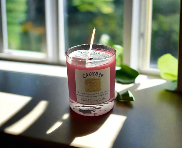 Courage Candle Soy Herbal Filled Votive *