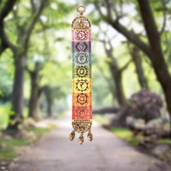 Door Hanging Woven Decor - 7 Chakras