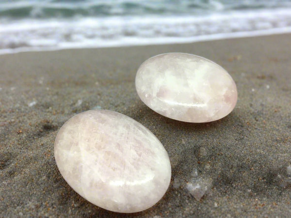 Rose Quartz palm stones