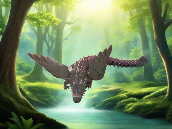 Fidget dragon with wings