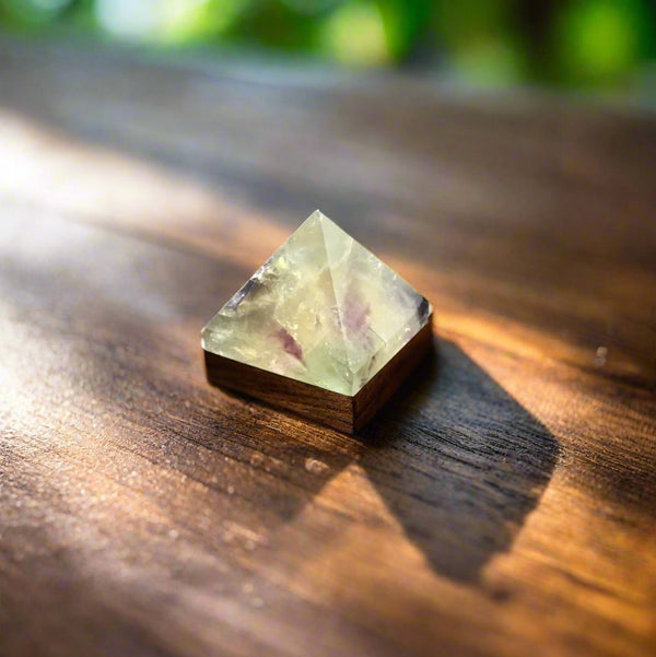 Gemstone Pyramid - Fluorite