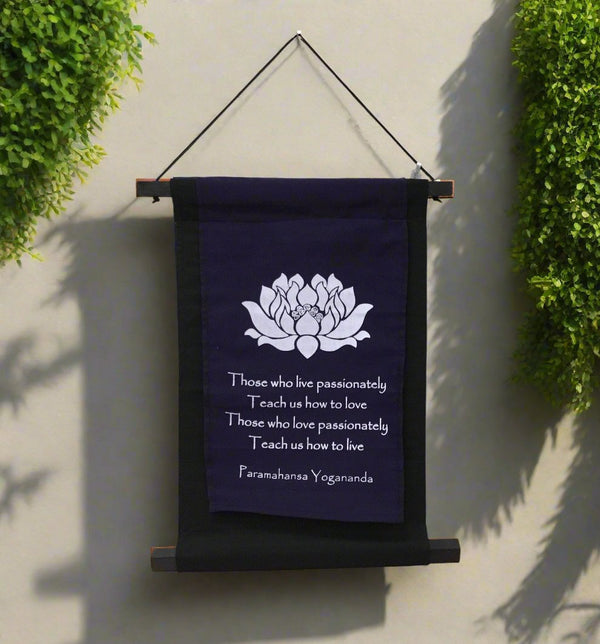 Small Cotton Banner - Yogananda*