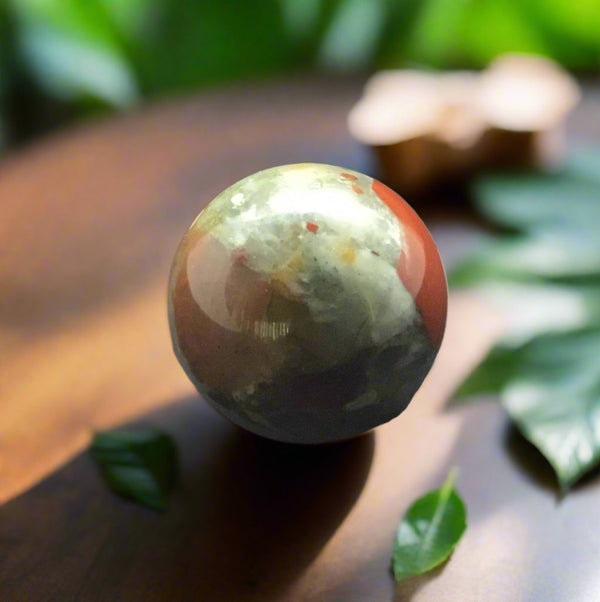 Gemstone Sphere - African Bloodstone