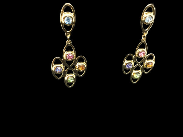 Earring Nice & Bella Multi color and Gold