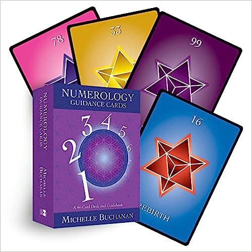 Numerology Guidance Cards: A 44-Card Deck and Guidebook Cards❤️