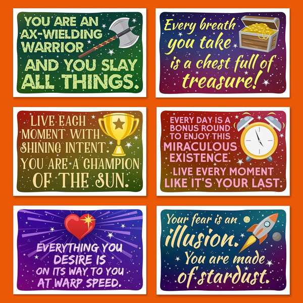 Rage Create Sweet-Ass Affirmations® Maniac Postcard Pack (22 Cards)
