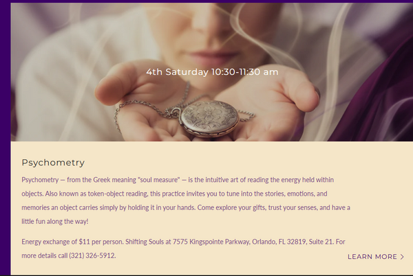 Psychometry Class – Develop Your Intuitive Gift of Object Reading