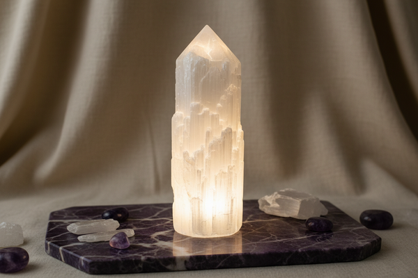 Selenite Crystal Tower