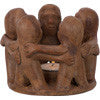 Terra Cotta Circle of Friends T-Light Holder