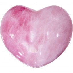 Small Gemstone Heart - Rose Quartz