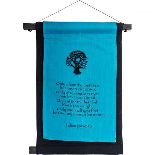 Small Cotton Banner - Indian Prophecy