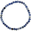 Bracelet - Elastic Bracelet 4mm Round Beads - Sodalite