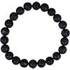 Elastic Bracelet 8mm Round Beads - Lava*